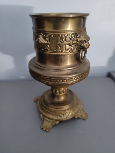 Cassolette bronze brule - ou,