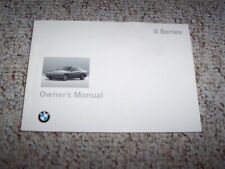 1997 BMW 8 Series 840Ci 850Ci 850CSi Owner Owner's Manual User Guide
