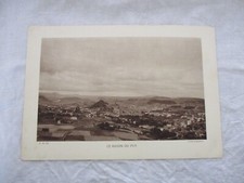 OLD CARDBOARD BOARD +- 1930 HAUTE LOIRE 43 LE BASSIN DU PUY