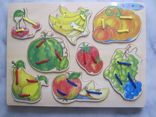 Puzzle éducatif bois 8 - éducatif, en