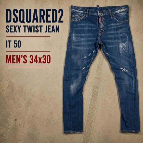Dsquared2 sexy twist jean mens - twist,