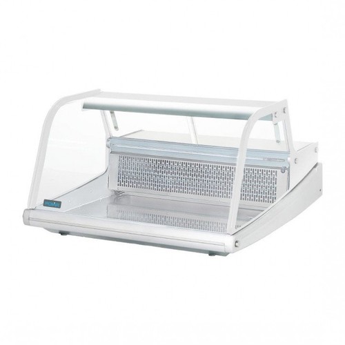 Vitrine inox comptoir - inox,