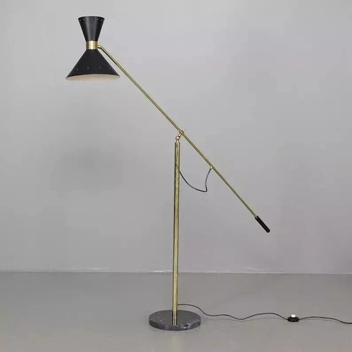 Lampadaire trépied diabolo