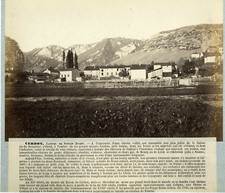 France, Cerdon, Canton de Poncin Vintage albumen print.  Tirage albuminé  13