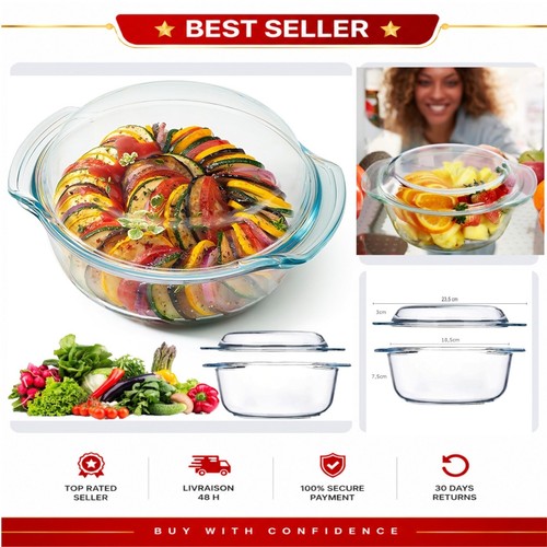 Retoo plat four verre - plat,