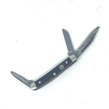 Boker Tree Brand Stockman 3 Blade Pocket Knife Made in USA Vintage