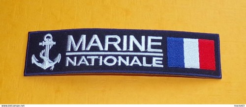 Tissu patch marine nationale - tissu,