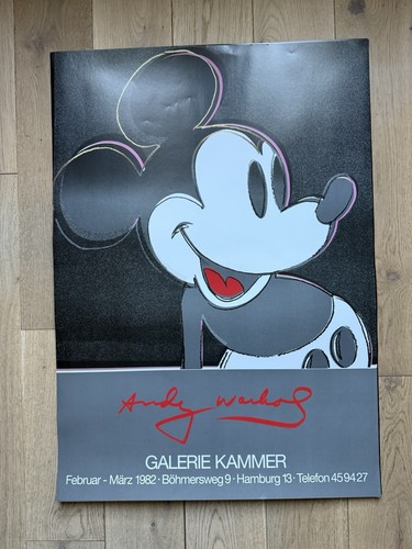Andy warhol affiche mickey - andy,