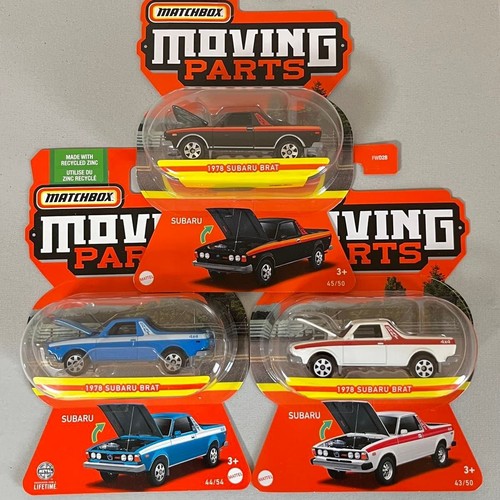Subaru brat car set - brat, matchbox