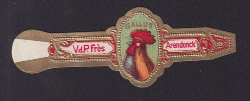 Antique bn150855 rooster - rooster, cigar