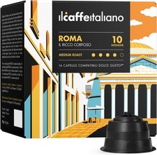 Capsules Compatibles Dolce Gusto – Roma – Il Caffè Italiano – 96 Capsules