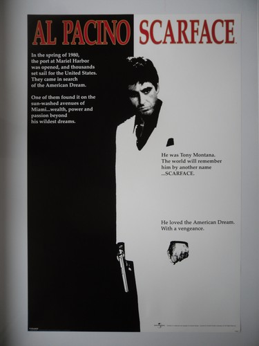 Scarface pacino poster - al,