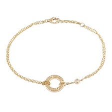 Bracelet CARTIER Love Circle 2P Diamond 18KYG Or Jaune Femme d'occasion
