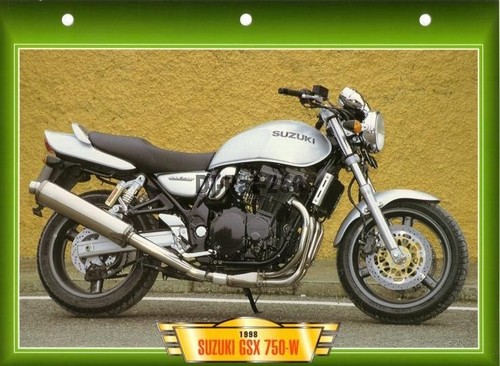 Fiche moto suzuki gsx - fiche, 750