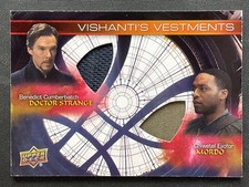 2016 UD Marvel Doctor Strange #VVD-BD Cumberbatch/Ejiofor DUAL MEM PATCH