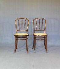 Set de 2 chaises Kohn bistrot cannées 1920 - bentwood -No Thonet