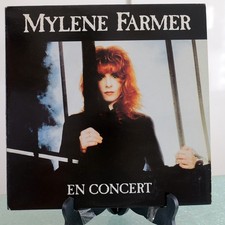 disque vinyle 33 tours Mylene Farmer - en concert - double disque noir