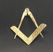 Equerre sur Compas pour Volume de la Loi Sacrée, doré 1°degré.