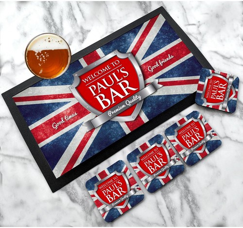 Personnalisé union jack barre - personnalisé,