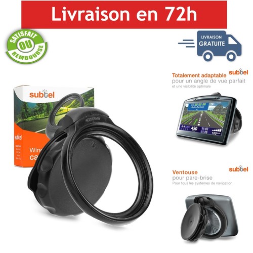 Support gps voiture ventouse - support,