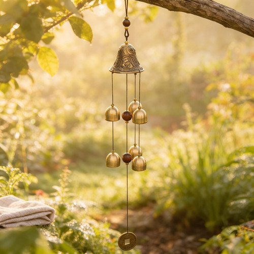 Carillon feng shui - feng, suspendu