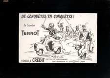 collection blotter old advertising scooter terrot