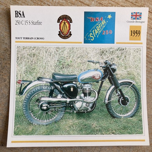 Bsa 250 c15s starfire cross - starfire,