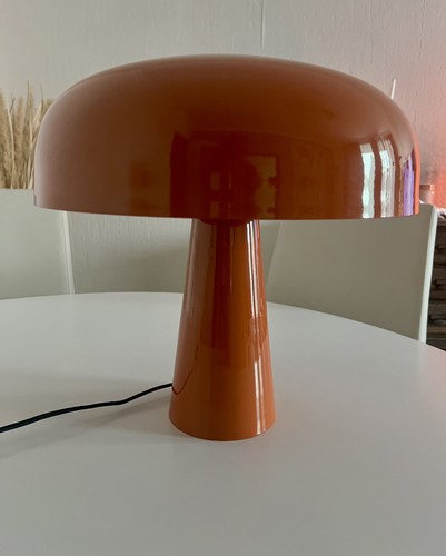 Lampe champignon orange style