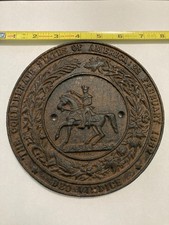 CONFEDERATE STATES OF AMERICA TOMBSTONE PLAQUE 1862????