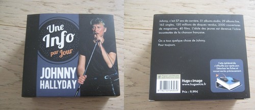 Livre calendrier johnny - livre,
