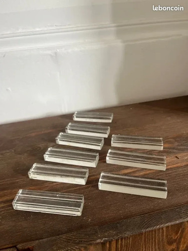 Porte couteau verre vintage - en,