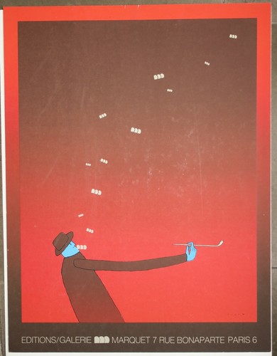 Folon jean michel affiche pour - folon, jean-michel
