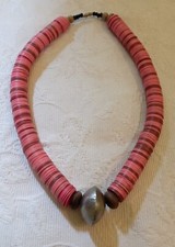 Collier ethnique  perles