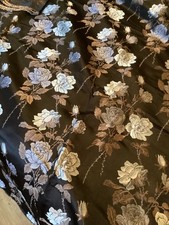 coupon tissus satin imprimé