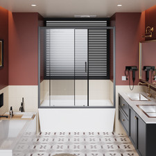 Shower Door for Tub,  60 in x