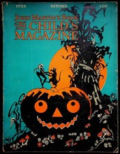 Halloween John Martin's Book Child's Magazine October 1928 JOL Goblins Rutledge