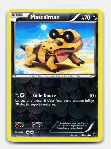Carte pokémon mascaïman - pokémon,