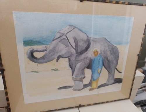 Aquarelle orientaliste