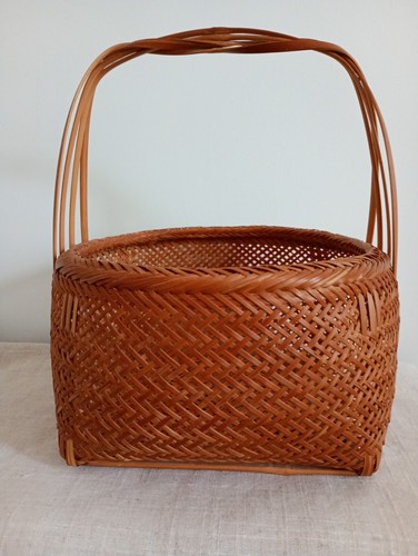 Panier asiatique anse en - panier, à