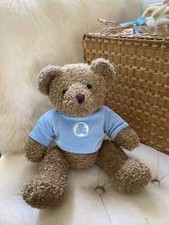 3 plush blanket teddy bear bear Lulu castanette sweater blue height 22 cm sitting
