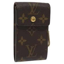 LOUIS VUITTON Monogram Porte Cles Badge Pouch M60048 LV Auth KD017