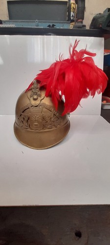 Casque pompier ancien olizy - casque,