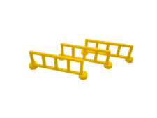 3 Lego® train Duplo chemin de fer Chantier de construction de barrières JAUNE