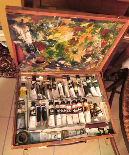 Boîte peintre anc - de, anc.