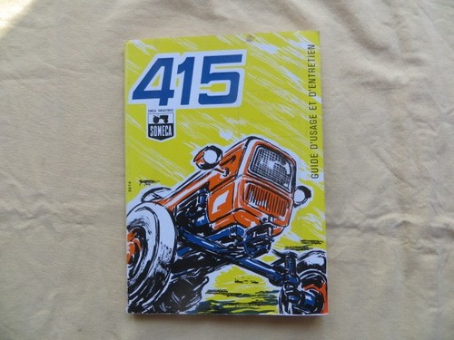 Tracteur someca 415 guide - tracteur,
