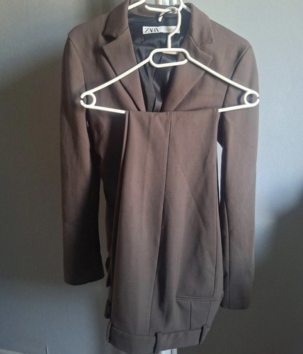 Ensemble tailleur zara marron - zara,