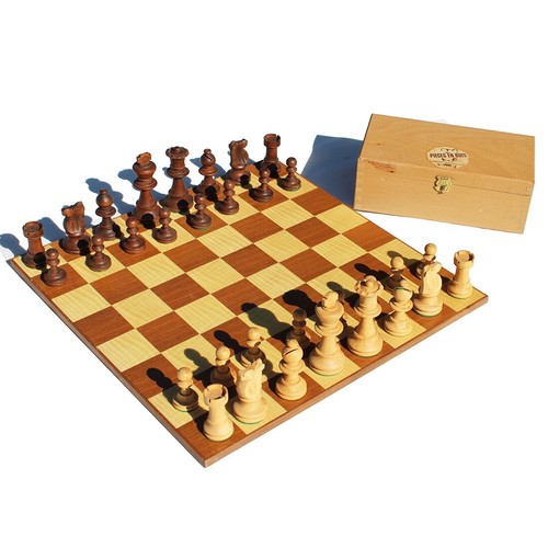 Jeu échecs vintage pièces - jeu,