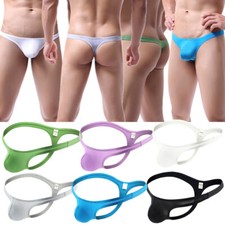 Mens G-string Thongs Underwear Mini Panties Boxer Breifs Triangle Bottoms S-XL