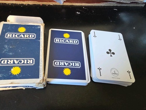 Jeu cartes ricard - un, de