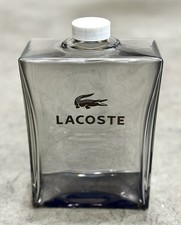 Rare 9.5" Large Lacoste Pour Homme Fragrance Dummy Store Display Bottle Empty